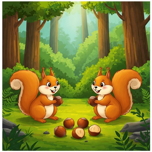 جغد دانا و آجیل های خوشمزه 2